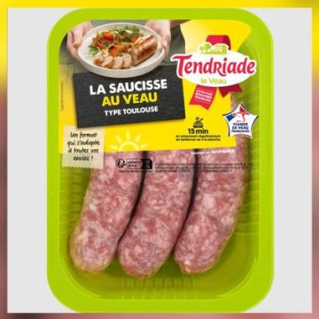 Rappel de saucisses de veau « Tendriade » pour risque de salmonelle