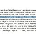 Interdiction du Port de Maillots Sportifs au Collège Honoré-de-Balzac