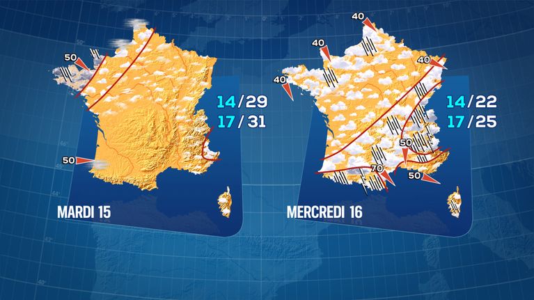 54385c4d-0a89-4566-931b-1db132410f76 Prévisions météo : Une semaine marquée par des variations de température