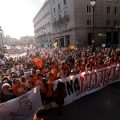 Manifestation à Madrid pour soutenir Maricarmen, victime d&rsquo;expulsion