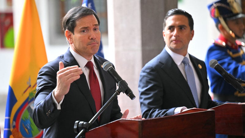 7387d705-1b83-4f42-b36f-e9aa423250f9 Déclarations de Marco Rubio sur la lutte contre les cartels de drogue