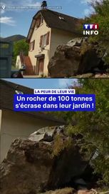 La chute d&rsquo;un rocher à Louvie-Soubiron : Un miracle évite le drame