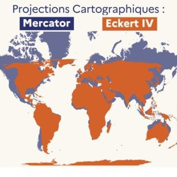 La France adopte une nouvelle projection cartographique