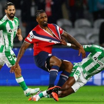 b182e462-9a94-4c03-9c28-2a12497d4cd6 Lille s’incline face au Betis Séville en Ligue des champions