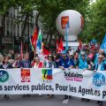 Grèves et manifestations des syndicats de la fonction publique