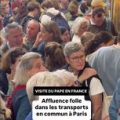 La visite du Pape en France provoque une affluence record dans les transports