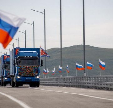 RUSSIA-NKOREA-POLITICS-DIPLOMACY-TRANSPORT Inauguration d’un pont routier entre la Russie et la Corée du Nord
