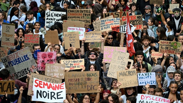 09aa7686-4265-4dbc-b4d2-bd783d946bb4 Mobilisation des lycéens : « Acte V » des manifestations en France