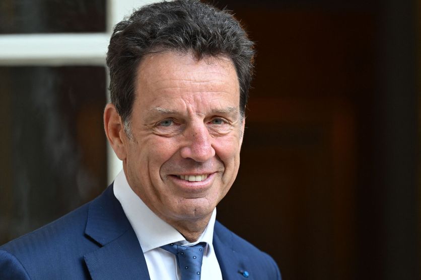 FRANCE-POLITICS-ECONOMY-SOCIAL Geoffroy Roux de Bézieux en lice pour la présidence du Comité d’organisation des JO 2030
