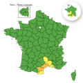 Deux départements du sud de la France en vigilance orange pour pluies et inondations