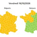 Prévisions de trafic pour les vacances de la Toussaint