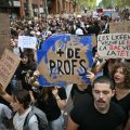 Manifestation nationale des lycéens en France