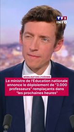 be413f55-3c33-490d-a5c6-2a962a788d77 Edouard Geffray annonce l’arrivée de 3 000 professeurs remplaçants