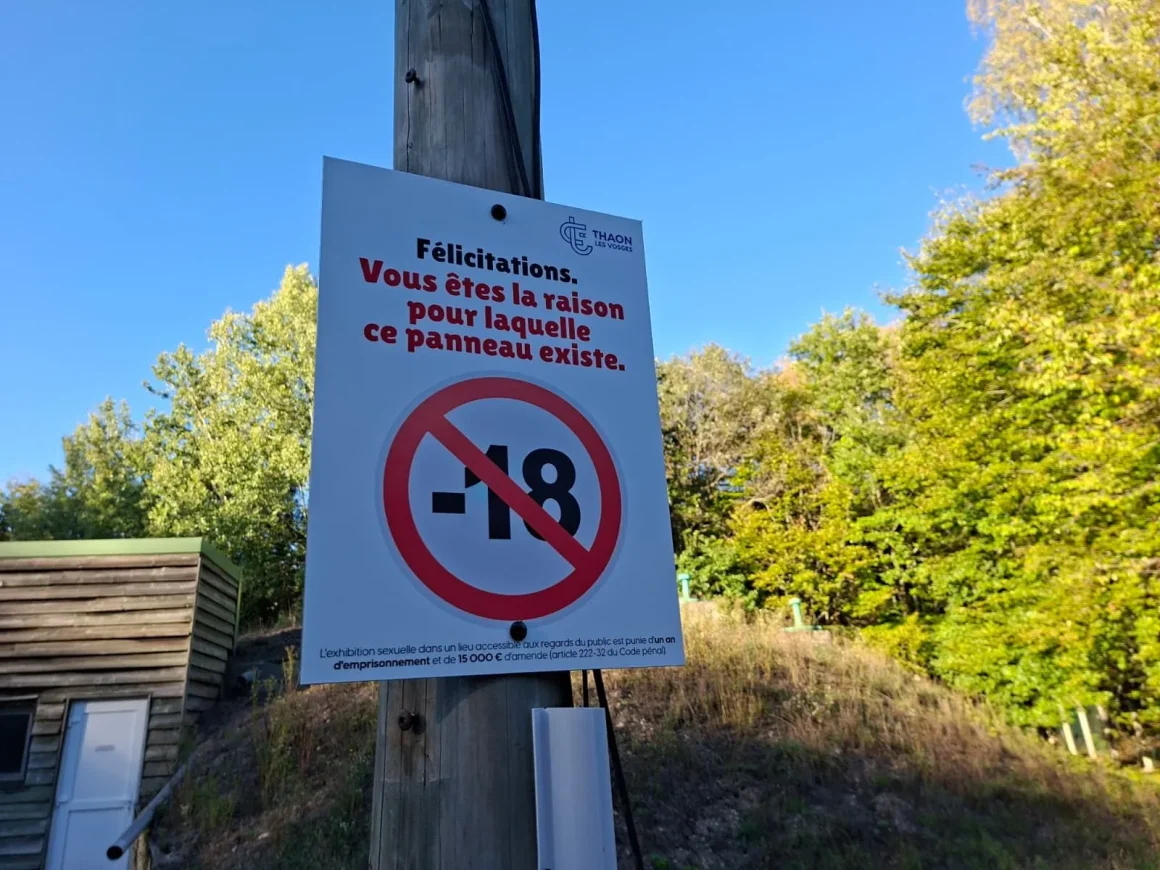 e8f1cba2-13f5-4c8c-b3c3-3b0dea93eee4 Thaon-les-Vosges prend des mesures pour décourager les ébats dans le parcours de santé
