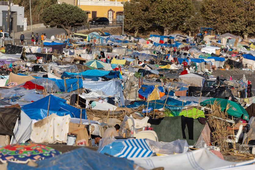 CEUTA. crise migratoire Le roi Felipe VI et la reine Letizia visitent Ceuta après une crise migratoire